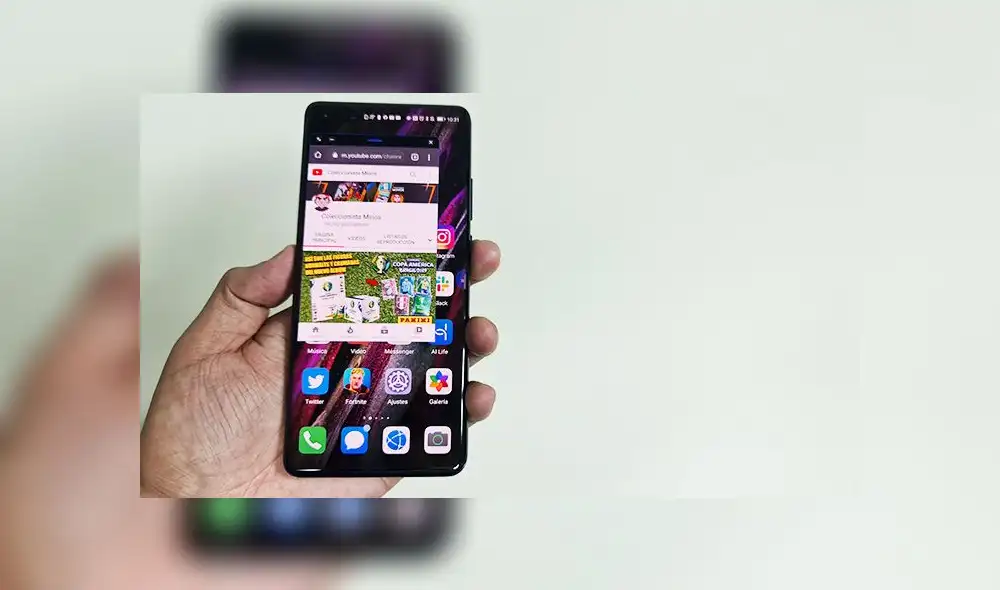 El EMUI 11 te permitirá crear ventanas flotantes de las redes sociales y aplicaciones que uses. Foto: Daniel Robles.