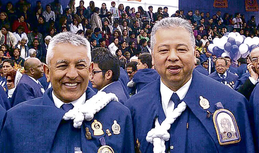 Los hermanitos. Gustavo Sierra y Fernando Jhong.