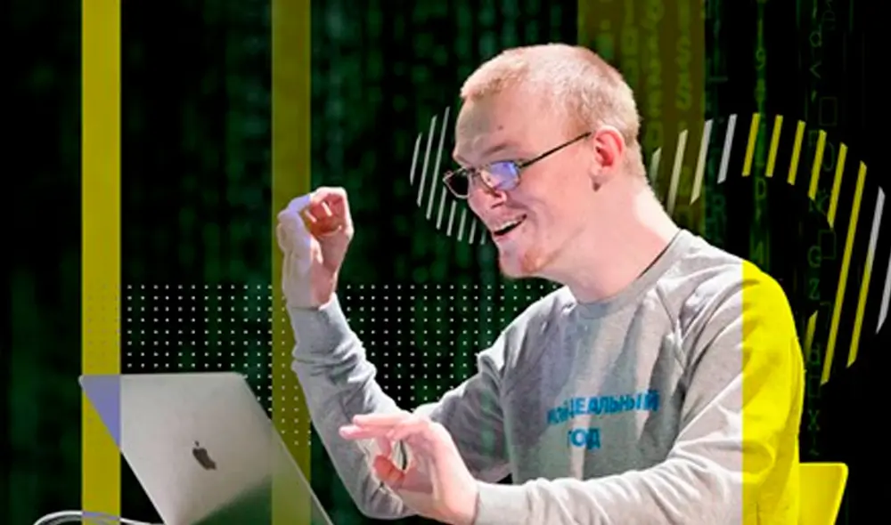 A diferencia de sus colegas, Iván Bakaídov, desarrolla sus programas de forma gratuita para millones de personas con discapacidad. Foto: Captura / RT