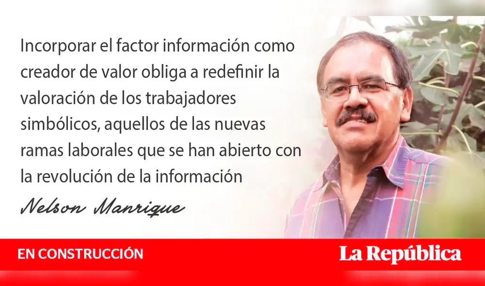 La teoría del valor y la información