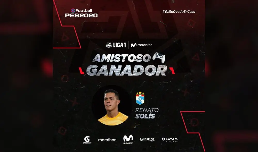 Liga 1: Renato Solis derrotó a Hansell Riojas en partido de PES 2020.