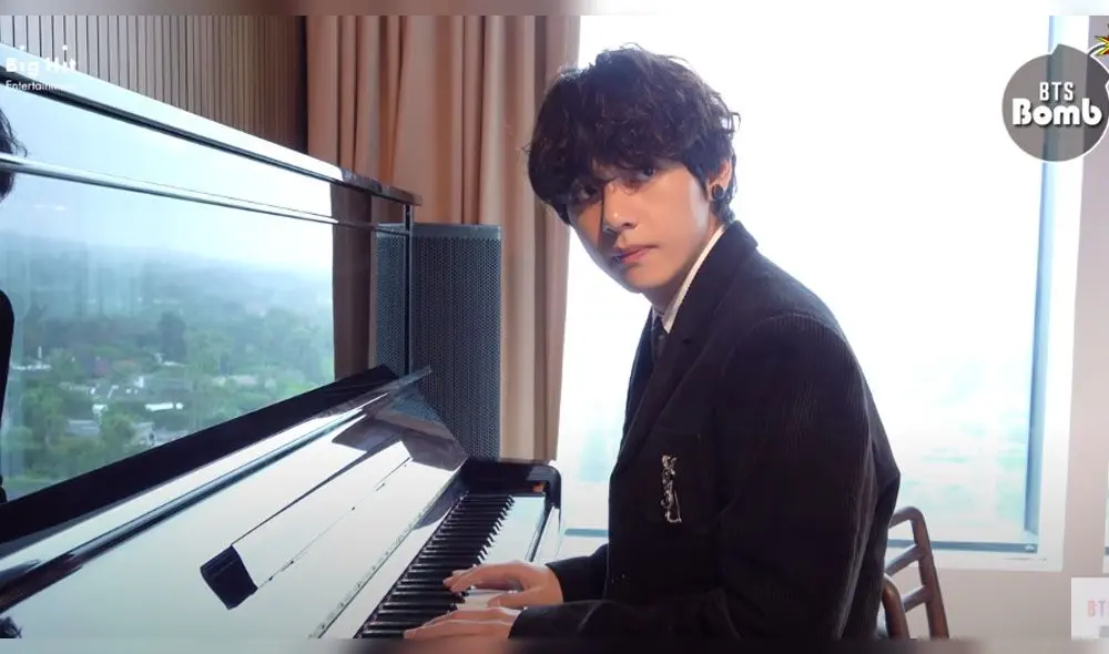 Captura del video viral de Taehyung de BTS previo a los Variety Hitmakers 2019. Créditos: Big Hit Entertainment.