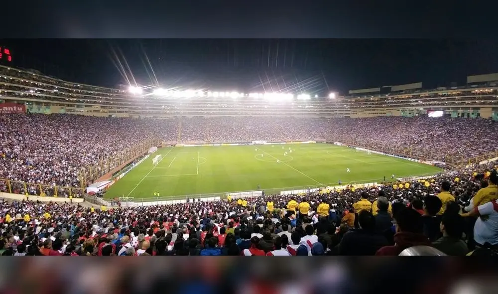 La selección peruana ha disputado encuentros en el Monumental, en algunos de los cuales logró llenar el estadio. Foto: Difusión.