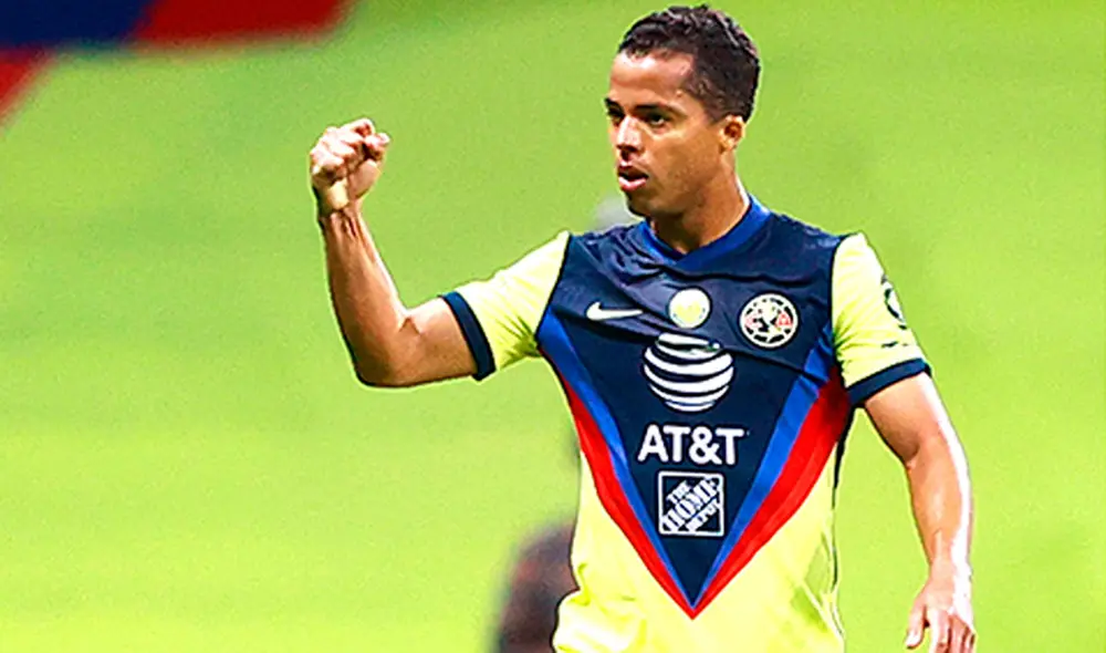 Giovani Dos Santos le viene dando la victoria al América. Foto: Liga MX Giovani Dos Santos le viene dando la victoria al América. Foto: Liga MX