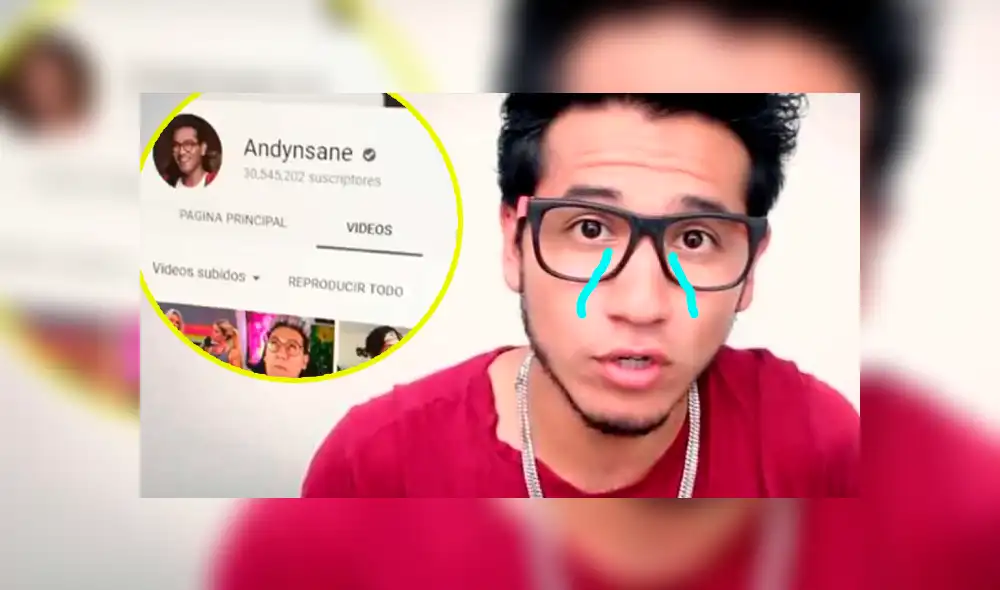 ¿YouTube troleó a Andynsane? Verdad sobre el número de sus suscriptores es revelado [VIDEO]