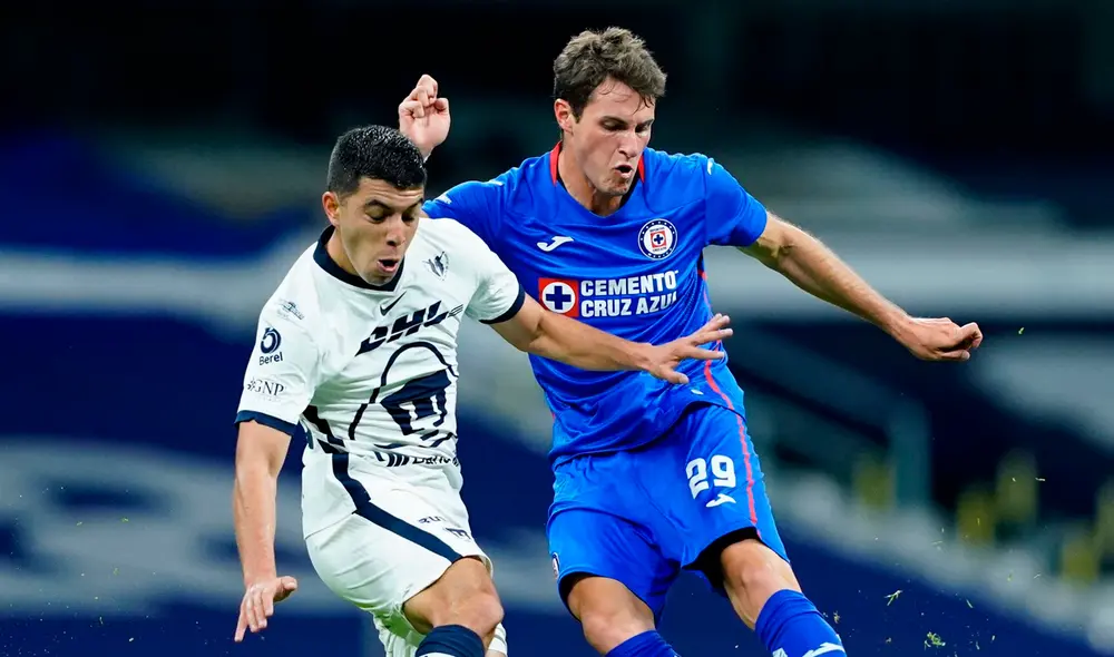 Cruz Azul y Pumas se enfrentan en el Torneo de Guardianes 2020. Foto: Twitter