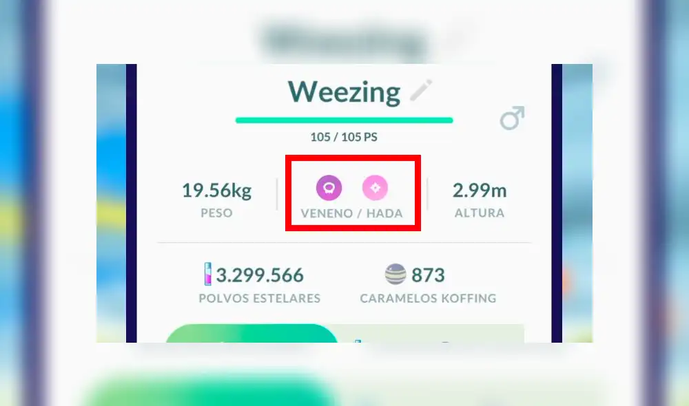 Así se ve el Weezing de Galar, el primer pokémon de la octava generación en llegar a Pokémon GO.