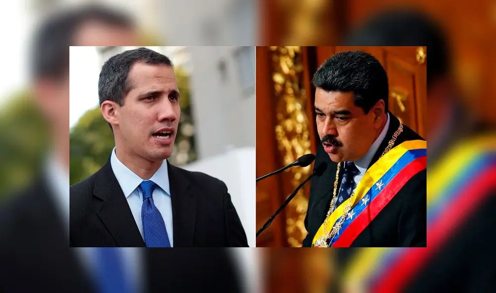 Juan Guaidó y Nicolás Maduro. Foto: difusión. Juan Guaidó y Nicolás Maduro. Foto: difusión.