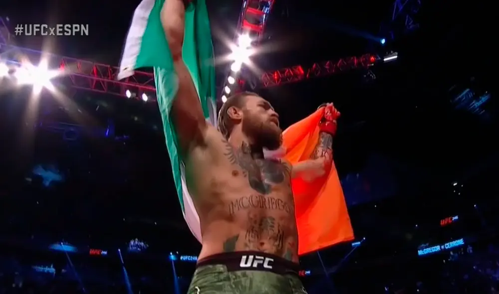 MCGregor derrotó a Cowboy en menos de un minuto.