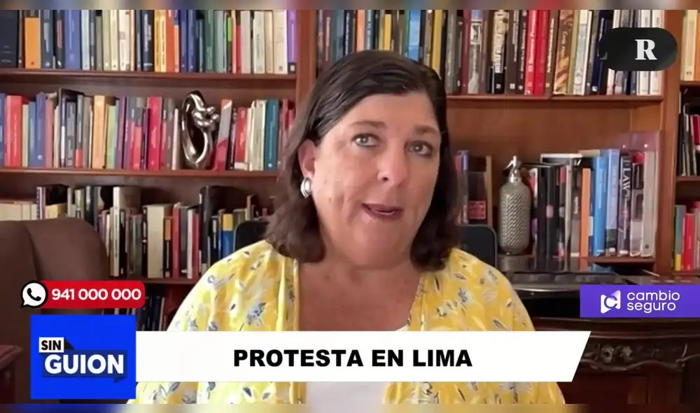 Rosa María Palacios en Sin Guion. Foto: LR+ Rosa María Palacios en Sin Guion. Foto: LR+