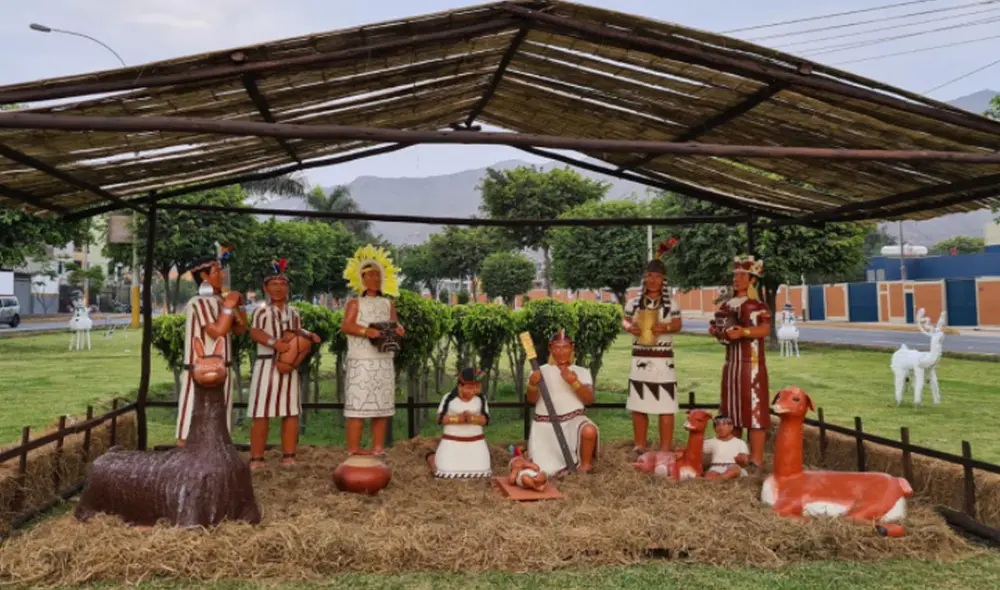 El nacimiento Puruchuco muestra la riqueza de las culturas Ychma e Inca. Foto: Municipalidad de Ate