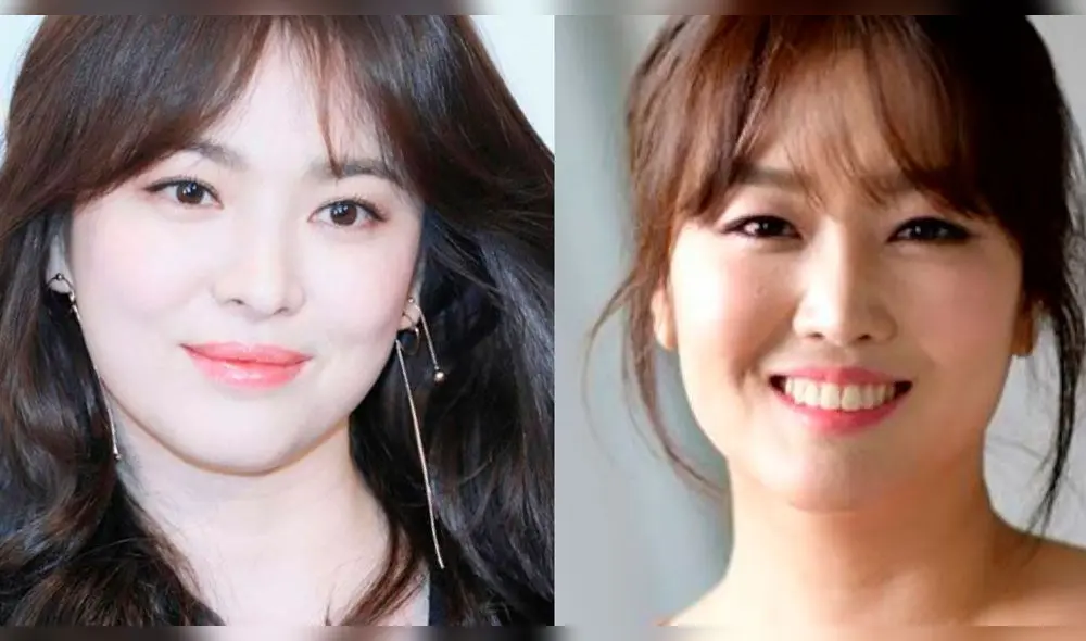 Izquierda: Song Hye Kyo / Derecha: Jung Mi Ae.
