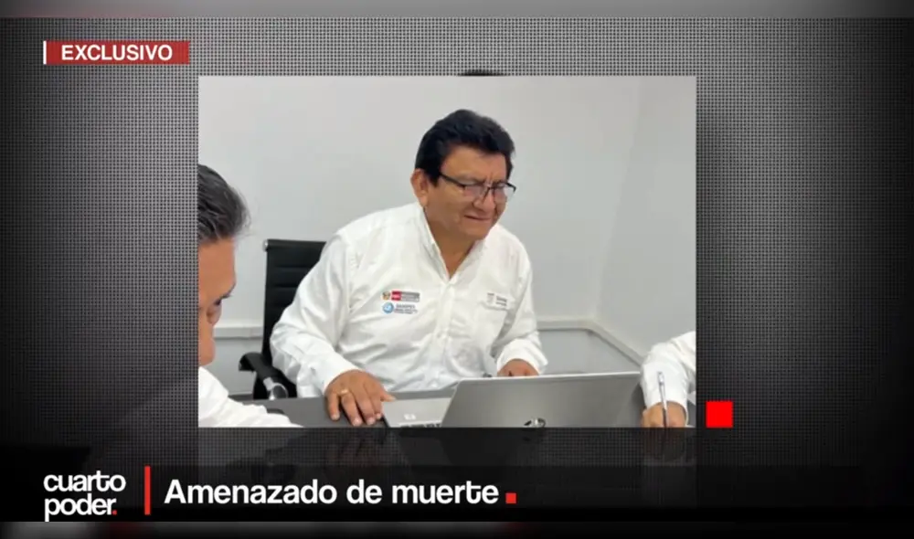 Funcionario Pedro Saravia denunció presiones desde el Congreso. Foto: captura de Cuarto Poder Funcionario Pedro Saravia denunció presiones desde el Congreso. Foto: captura de Cuarto Poder