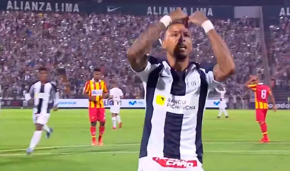 Alexi Gómez le dedicó su primer gol con Alianza Lima al Comando Sur. | Foto: Gol Perú