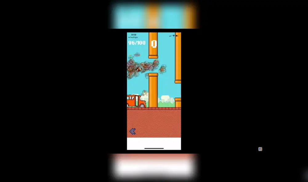 Flappy Royale: Flappy Bird contra 99 personas en una carrera a muerte.