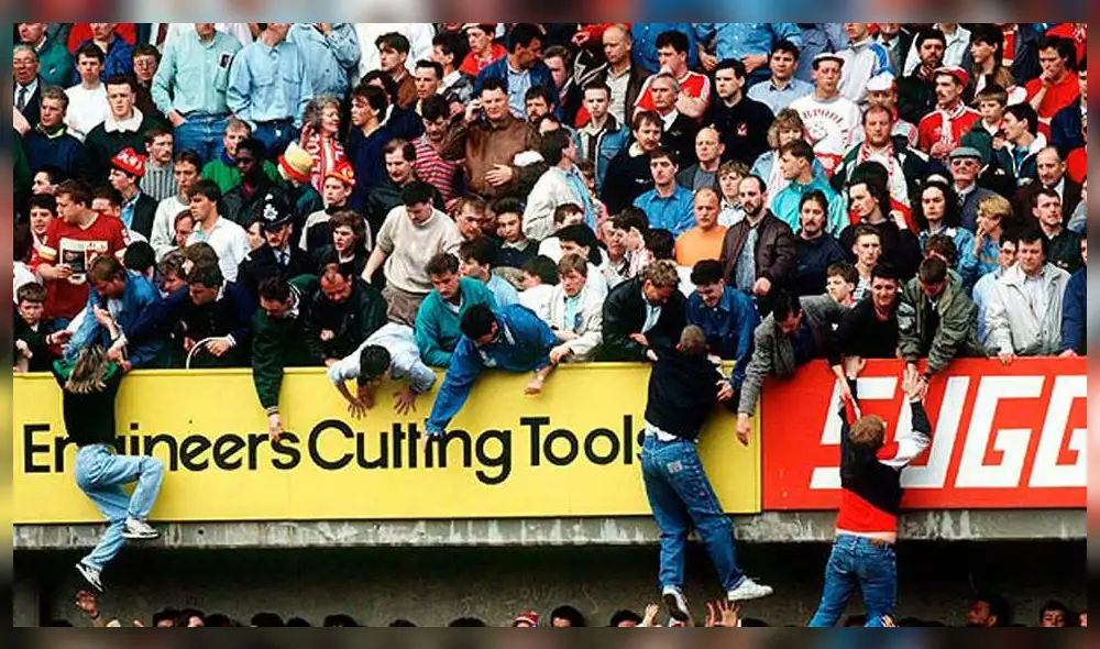 La tragedia de Hillsborough.