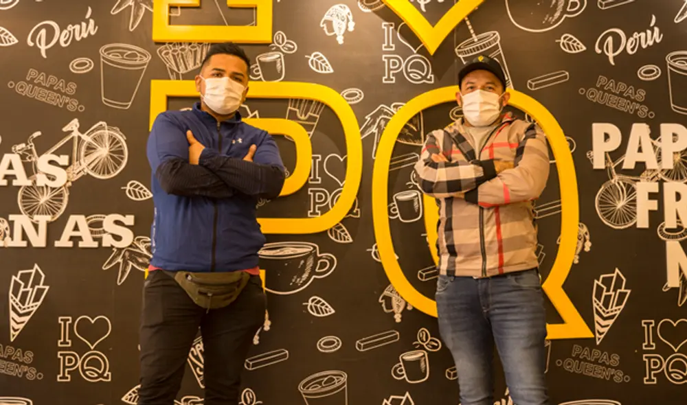 Chsitian Mamani y John Cano, la dupla peruana-colombiana responsable del éxito. (Foto: Rosa Garibay)