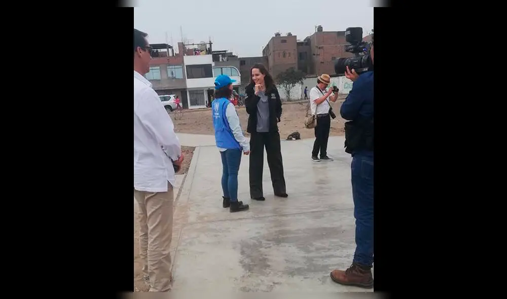 Angelina Jolie emociona a venezolanos con su sorpresiva llegada a Lima [FOTOS Y VIDEO]