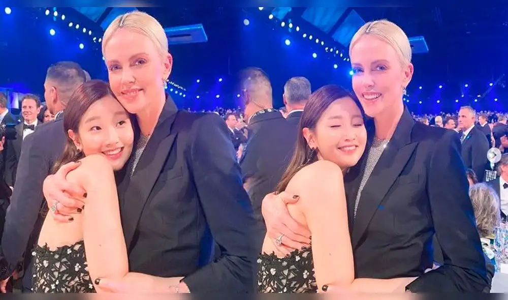 Instagram: Park So Dam de Parasite x Charlize Theron