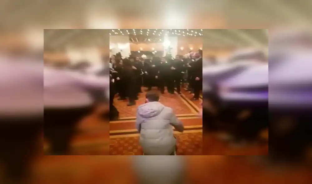 Facebook viral: joven hace pasar borrornoso momento a invitados de fiesta judía [VIDEO]