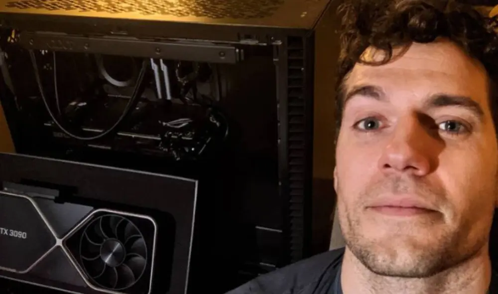 La PC gamer de Cavill ahora cuenta con la gama más alta de las tarjetas RTX de Nvidia. Foto: Henry Cavill/Instagram