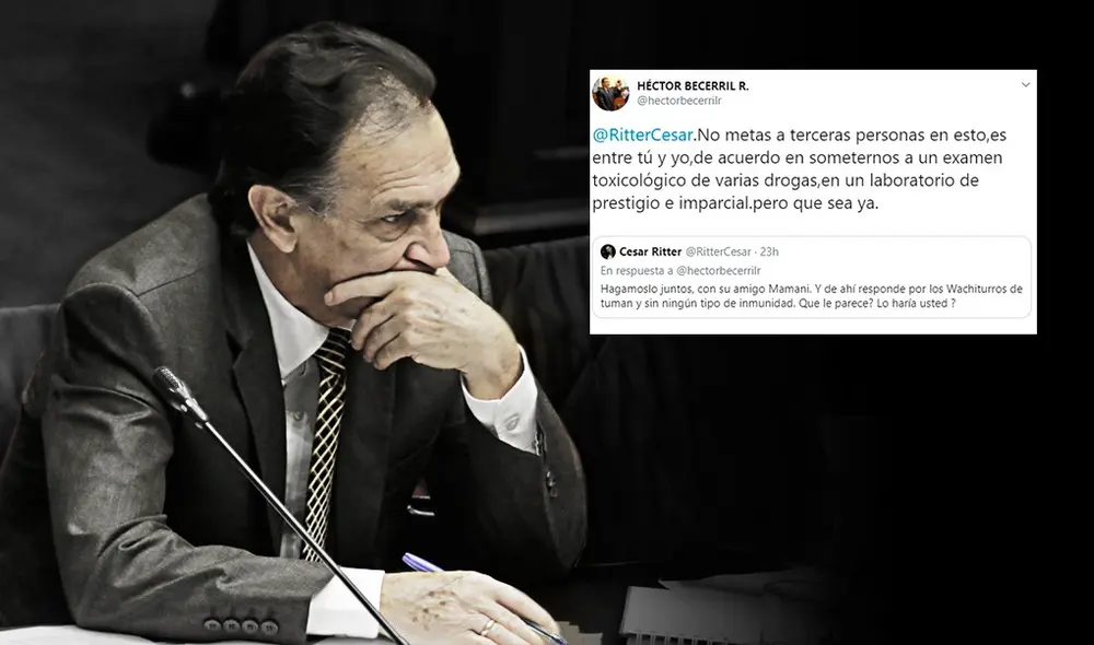 Gritan a Héctor Becerril que se someta a examen toxicológico [VIDEO]