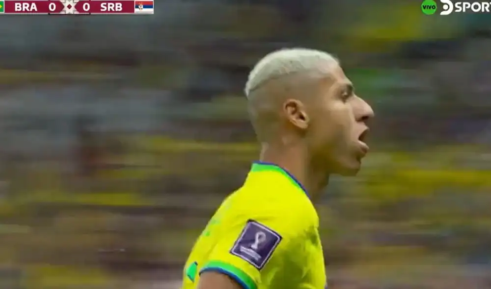 El exjugador del Everton anotó su primer gol en Qatar 2022. Foto: captura DSports El exjugador del Everton anotó su primer gol en Qatar 2022. Foto: captura DSports