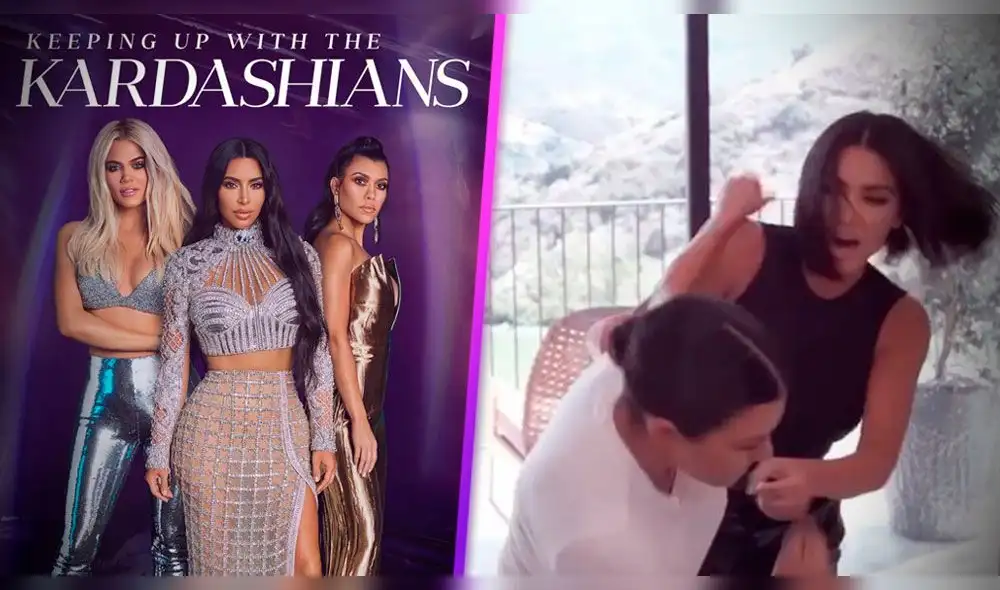 Kim y Kourtney Kardashian protagonizan fuerte pelea en Keeping up with the Kardashians. Foto: Instagram