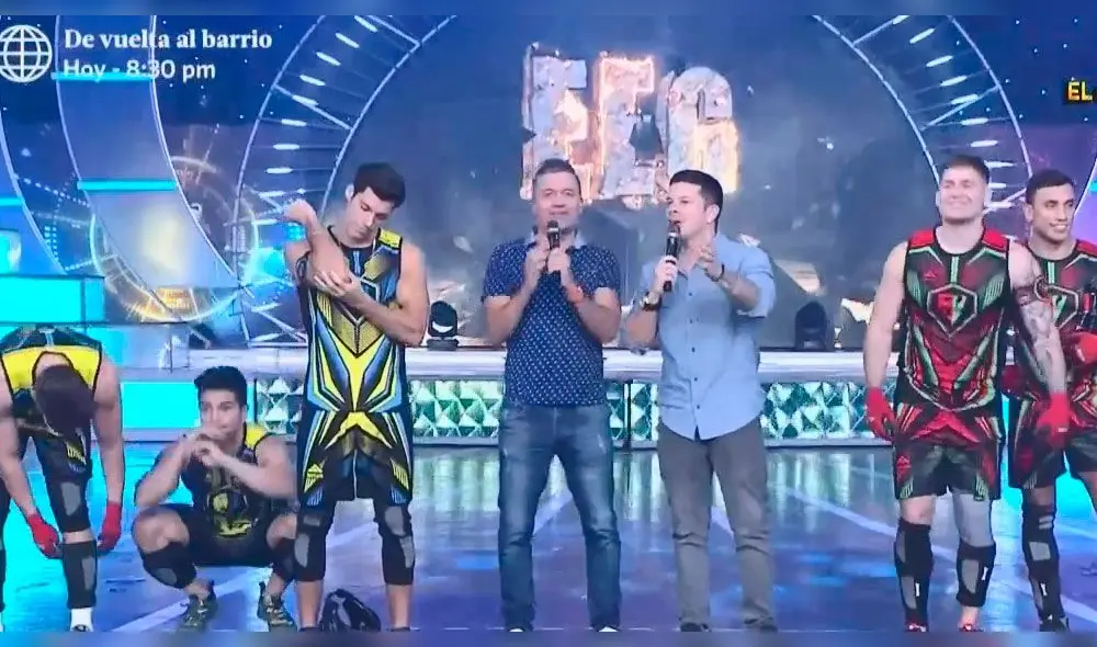 Mario Hart y Mathías Brivio en "Esto es Guerra". Mario Hart y Mathías Brivio en "Esto es Guerra".