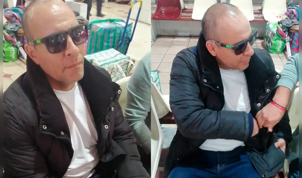 El sujeto fue hallado en el terminal Tacna. El sujeto fue hallado en el terminal Tacna.