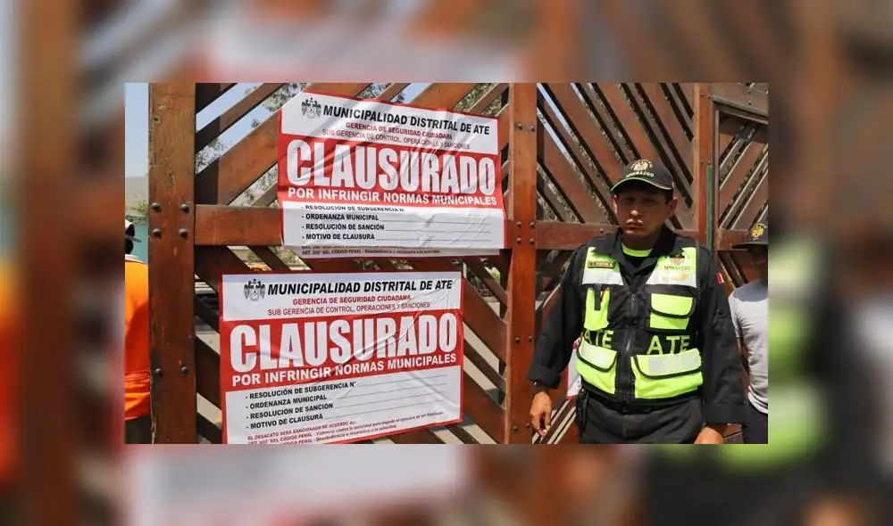 La clausura es temporal, hasta que subsanen las observaciones. La clausura es temporal, hasta que subsanen las observaciones.