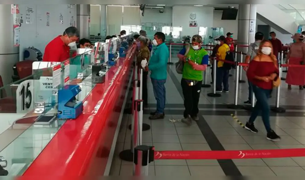 Atención en el Banco de la Nación Atención en el Banco de la Nación