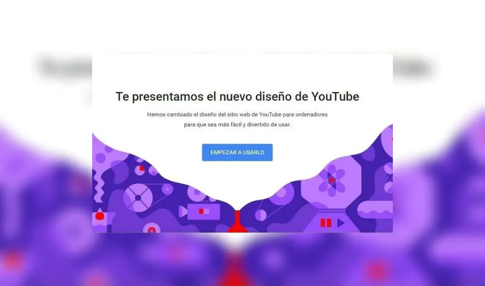 YouTube cambia: así luce el nuevo diseño de la plataforma de videos