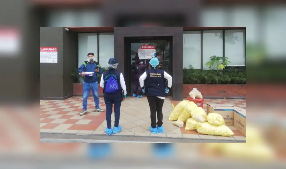 Locales permanecerán cerrados hasta que subsanen observaciones. (Foto: Ministerio Público)