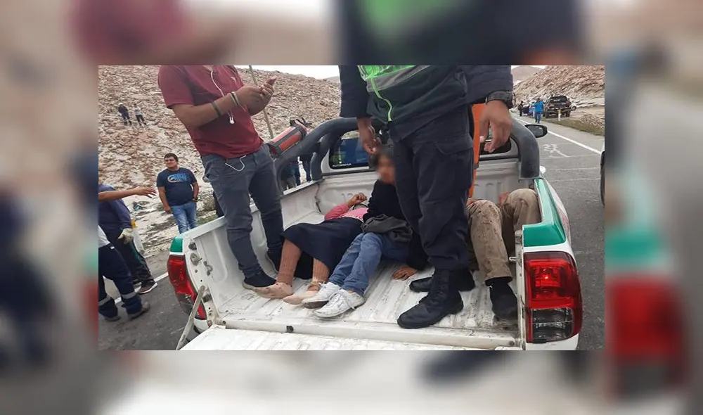 Heridos fueron trasladados a hospitales de Arequipa. Heridos fueron trasladados a hospitales de Arequipa.