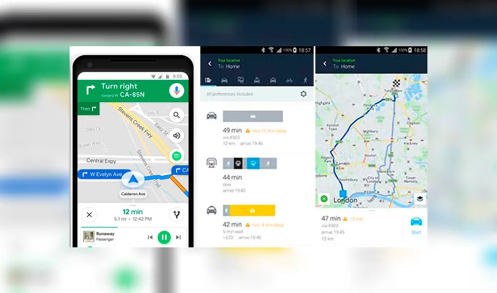 HERE WeGo para Google Maps.
