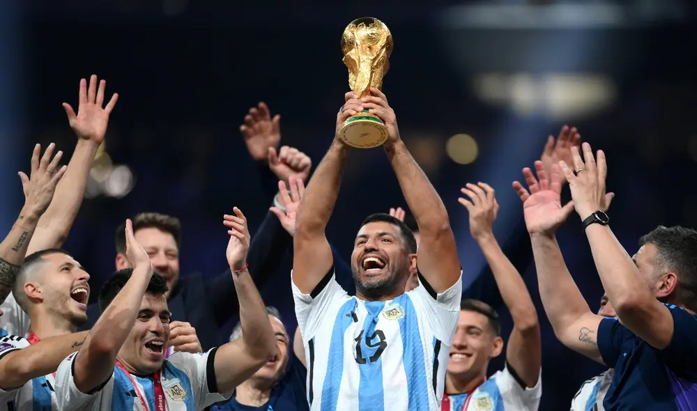 El Kun Agüero acompañó a la selección argentina en la Copa América 2021. Foto: Selección Argentina Twitter El Kun Agüero acompañó a la selección argentina en la Copa América 2021. Foto: Selección Argentina Twitter
