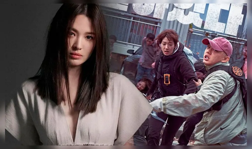 Song Hye Kyo  apareció en la proyección VIP de "#Alive". Crédito: fotocomposición