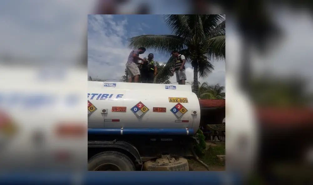 Vraem: Incautan 15 kilos de droga en camión cisterna en Satipo