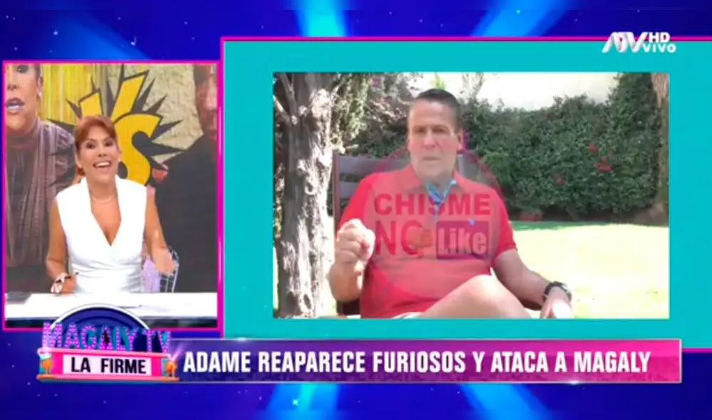 El actor le mencionó también la vez que ella fue a prisión por difamación. Foto: captura ATV