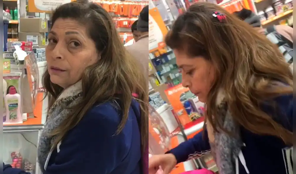 La mujer no quiso respetar el orden de turnos para ser atendidos en la farmacia. (Foto: Facebook) La mujer no quiso respetar el orden de turnos para ser atendidos en la farmacia. (Foto: Facebook)