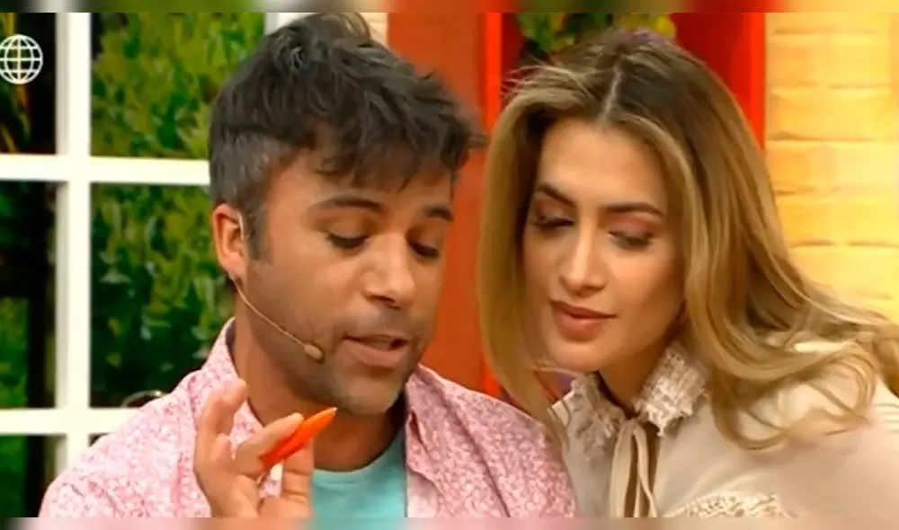 Milett Figueroa y Renzo Schuller Milett Figueroa y Renzo Schuller