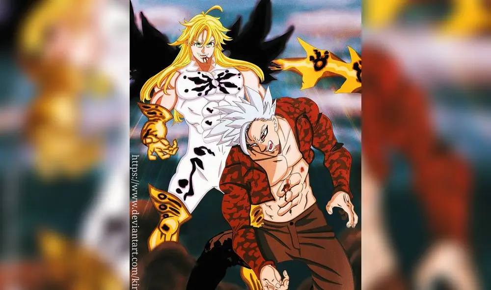 Nanatsu No Taizai manga 312: Meliodas y Elizabeth enfrentan al Rey Demonio Zeldris