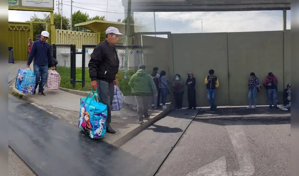 Arequipa. pasajeros llegaron al terminal terrestre con la ilusión de viajar. Foto LR