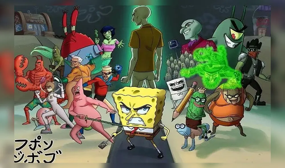 La versión anime de Bob Esponja estrenó su primer capítulo. Créditos: Namark Studios