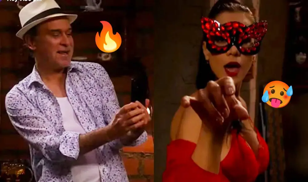 Charito hizo roleplay y posó para fotos íntimas de Koki en el episodio pasado de "Al fondo hay sitio". Foto: composición/América TV