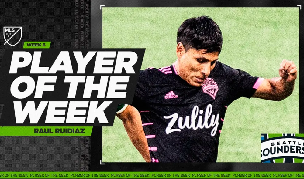 Raúl Ruidíaz es elegido como el ‘Jugador de la semana’ en la MLS.