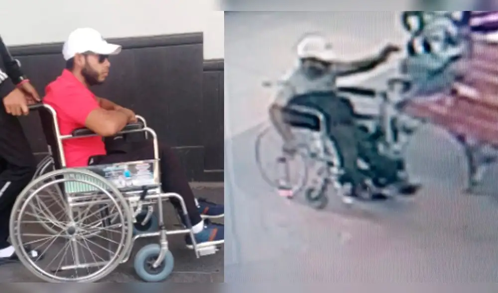 Arequipa: Extranjero robó silla de ruedas y luego la usó para pedir limosna Arequipa: Extranjero robó silla de ruedas y luego la usó para pedir limosna
