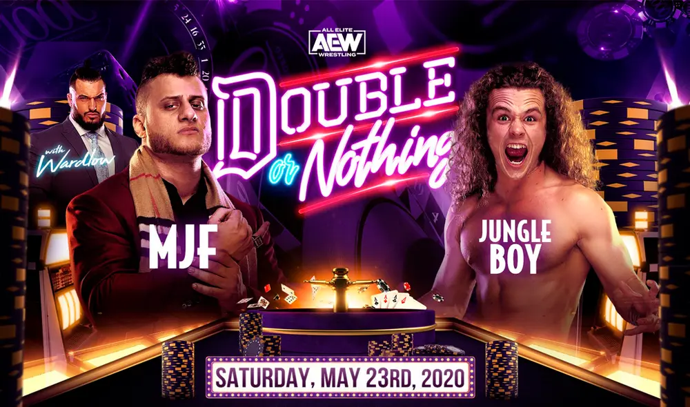 MJF vs. Jungle Boy en en Double or Nothing. Foto: AEW