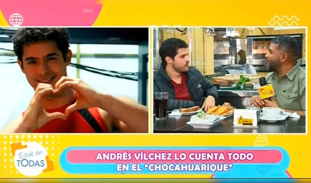 Andrés Vilchez en "Estás en todas" Andrés Vilchez en "Estás en todas"